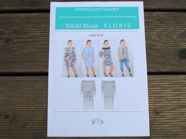 Papierschnittmuster Dreiems Damen Bluse / Kleid Floris Gr. 34 - 48
